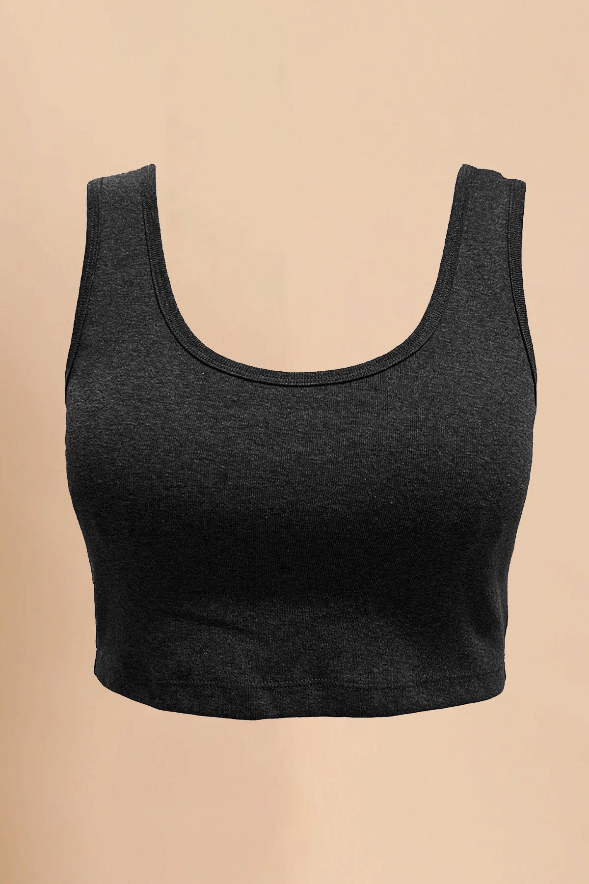 Women's 100% Organic Cotton Rib Bra Liner