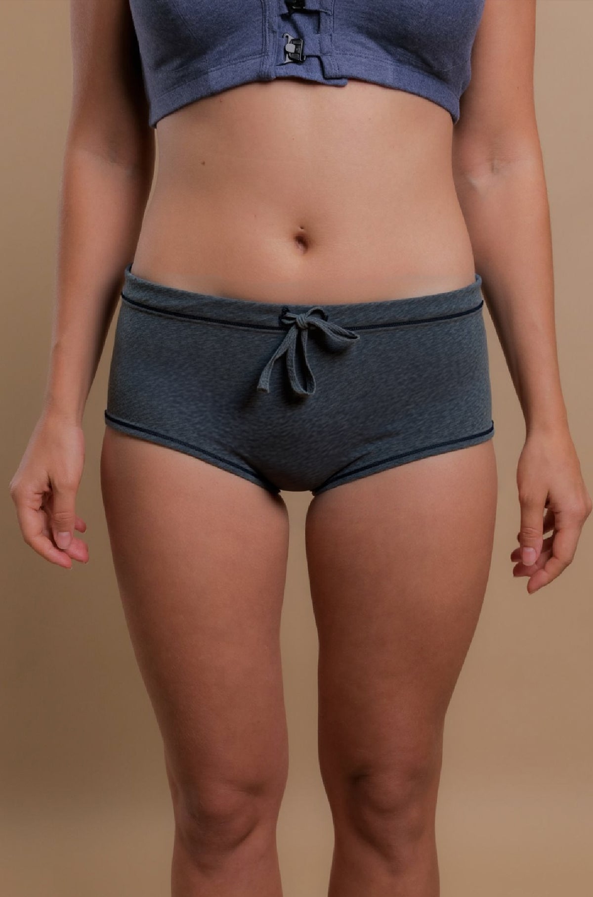 Women’s Elastic-Free Midrise Drawstring Boy brief (2/Pack)