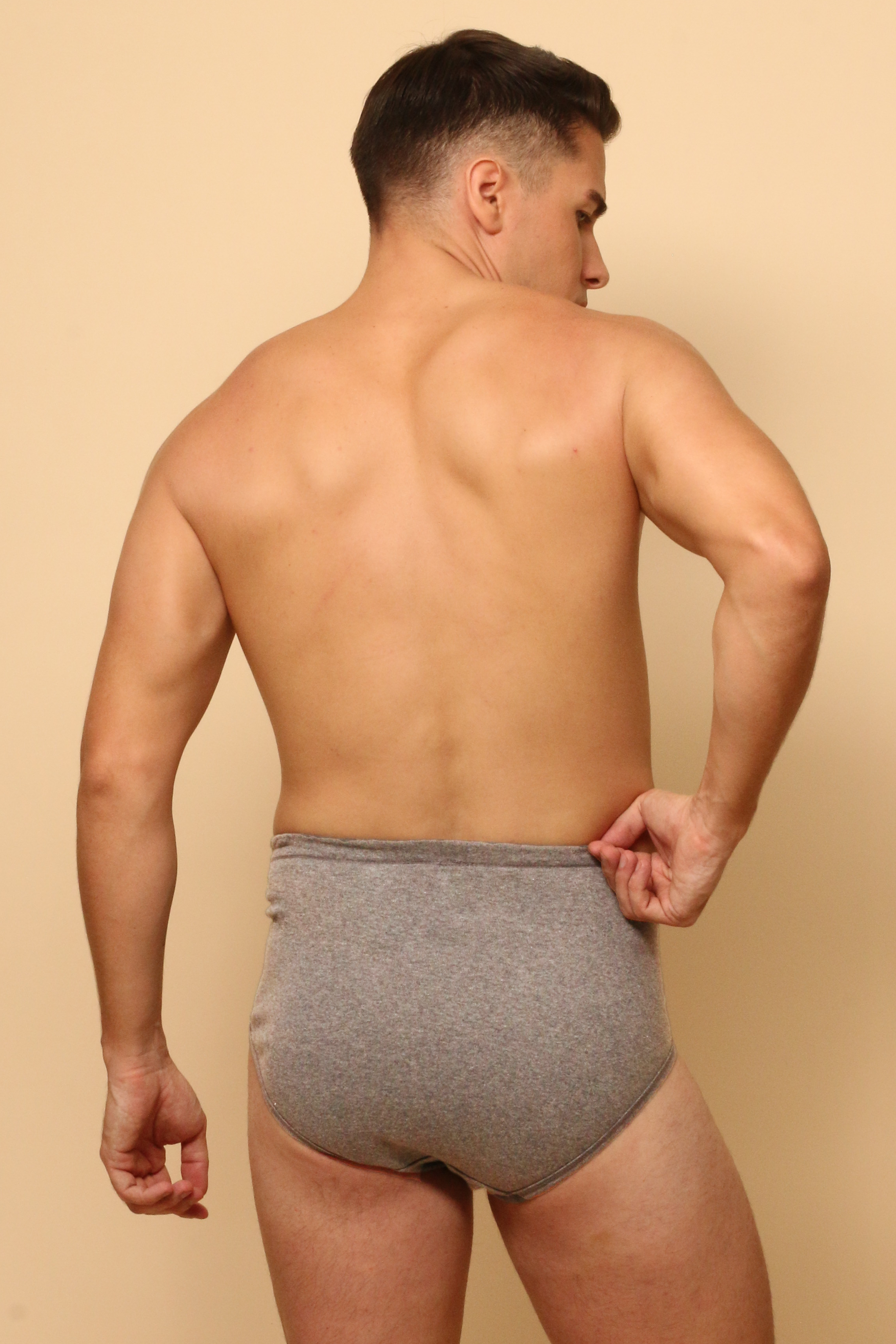 Men's Elastic-Free Drawstring Hipster Brief (2/pack)