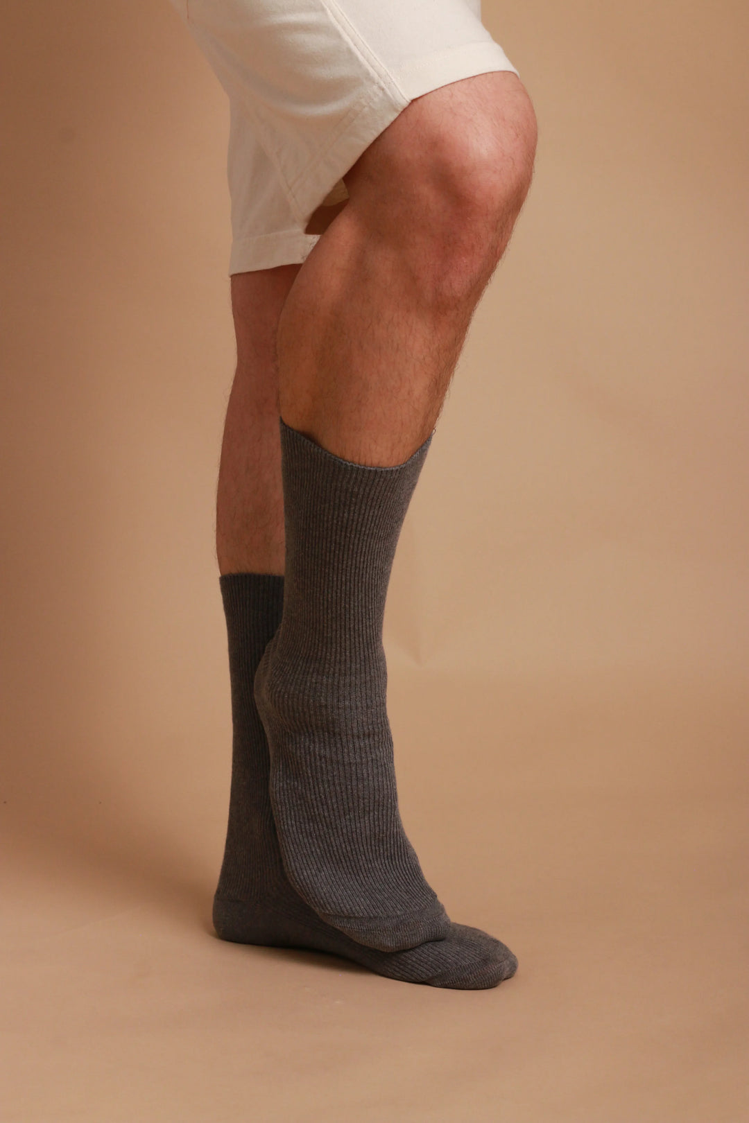 Lightweight Latex-Free 100% Organic Cotton Crew Socks (2pairs/pack)