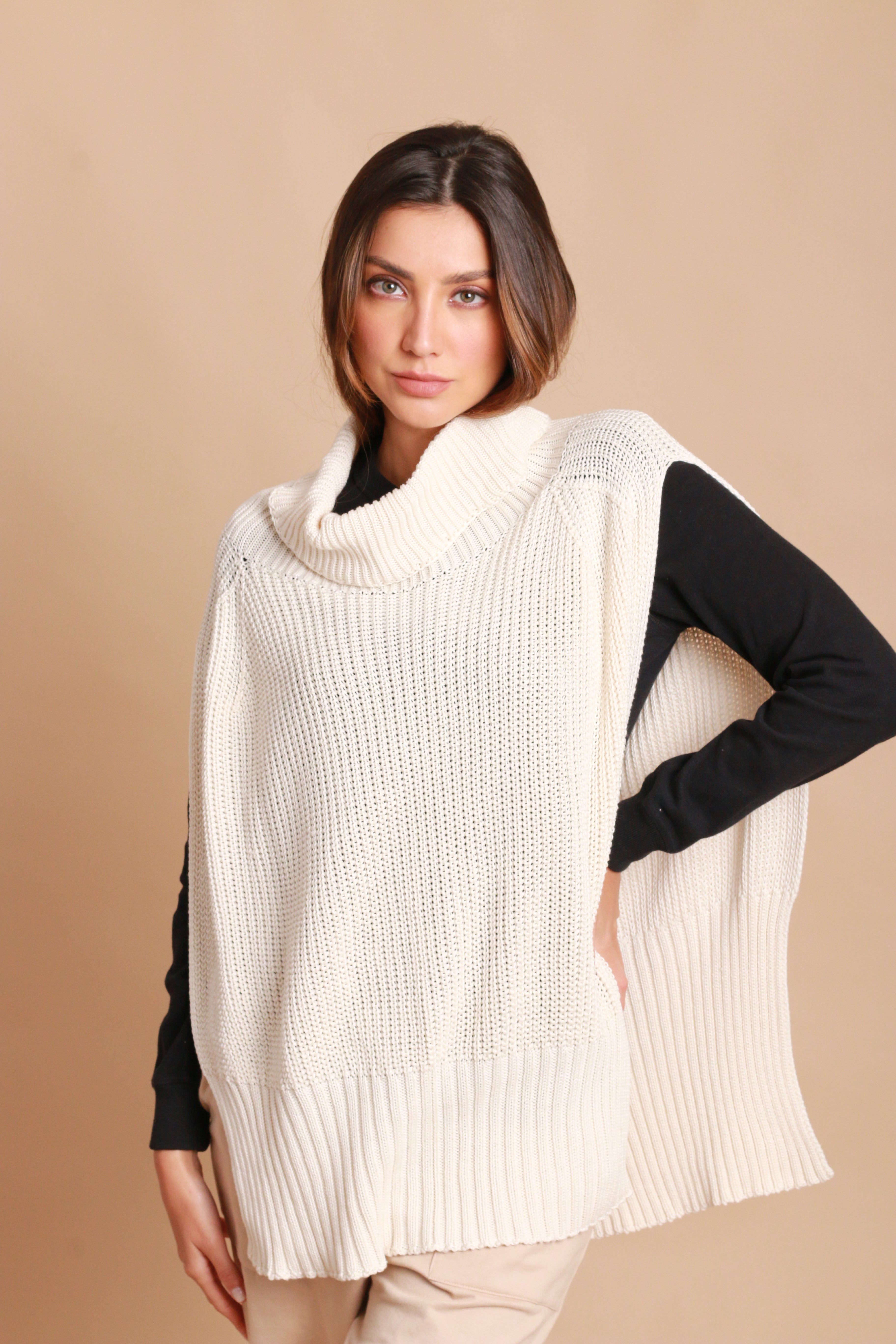 Allergiefreie Pom-Mütze für Damen