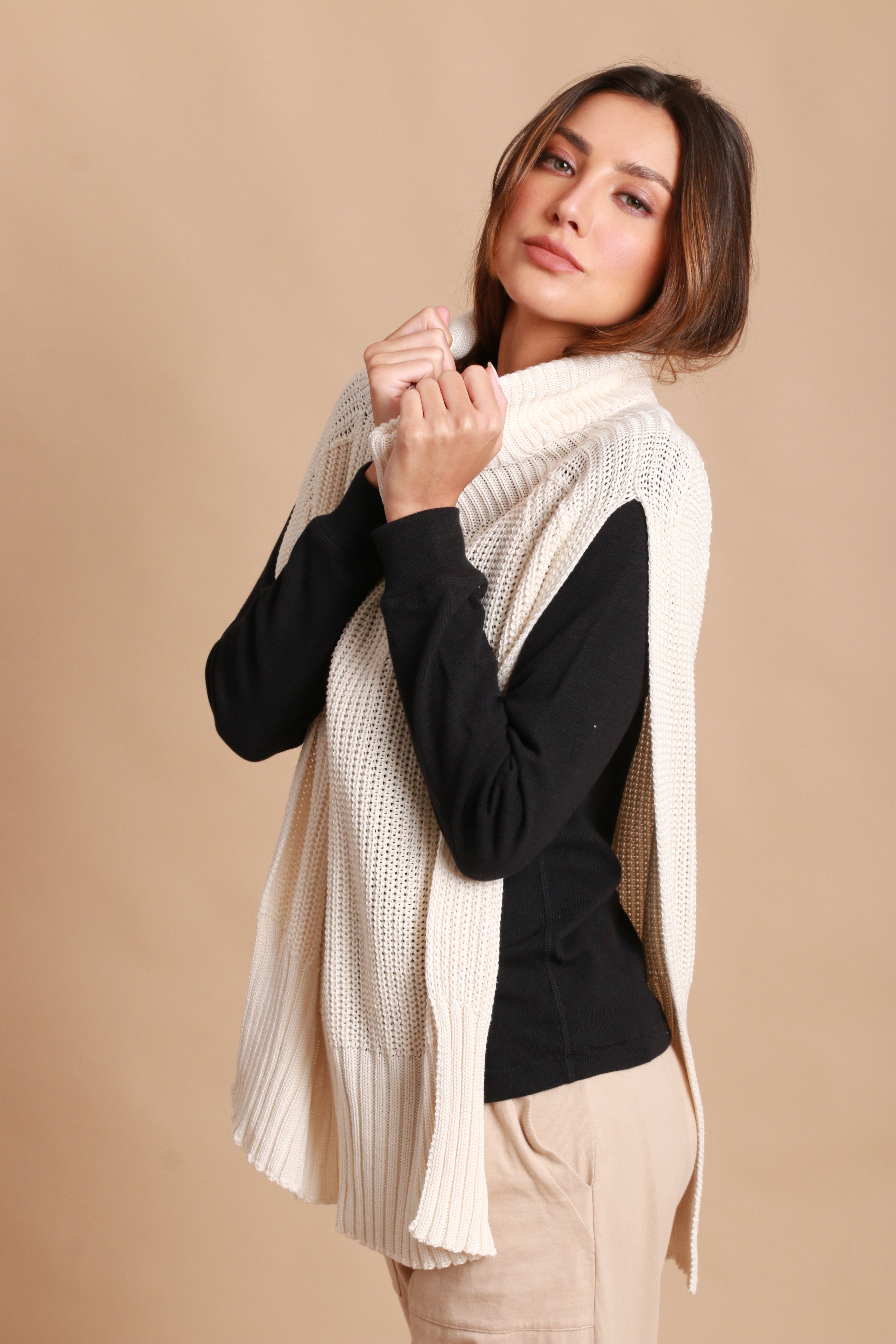 Allergiefreie Pom-Mütze für Damen