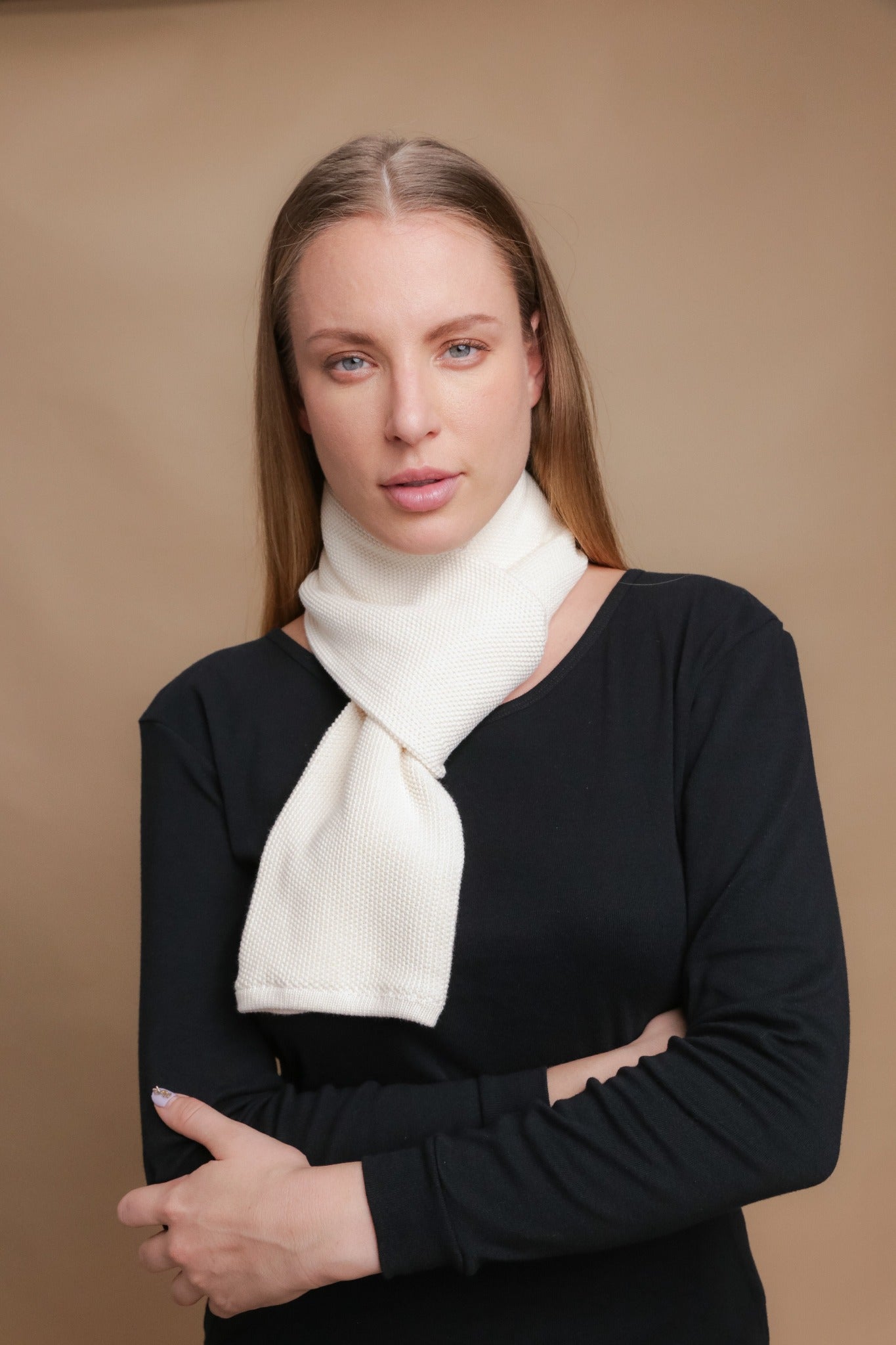 Hypoallergenic Tubular Knitted Scarf