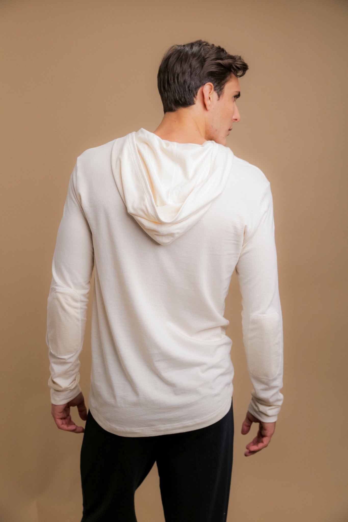 Langärmliger, leichter Jersey-Hoodie für Herren