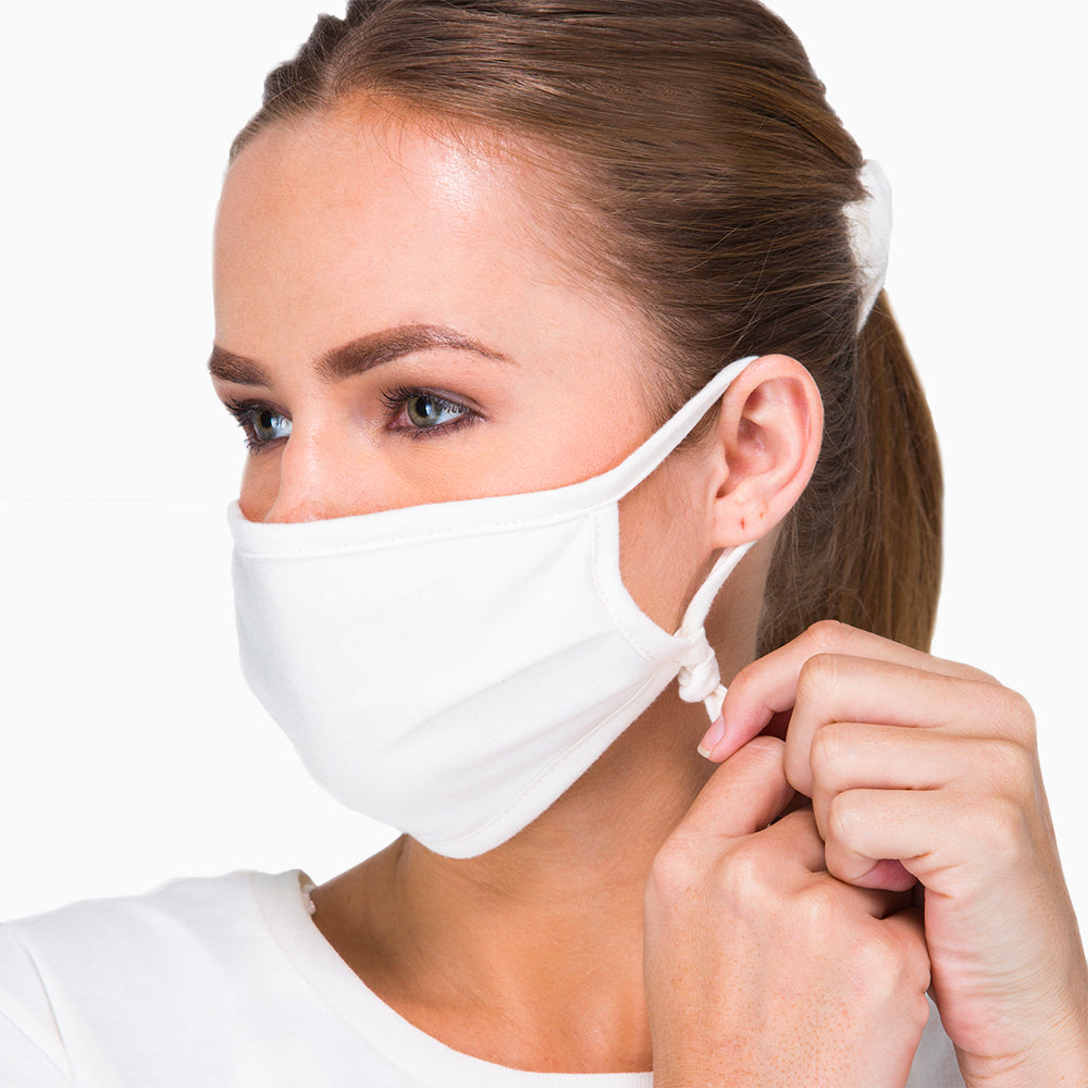 Hypoallergenic Face Mask with Adjustable Earloops ( 2/pack )