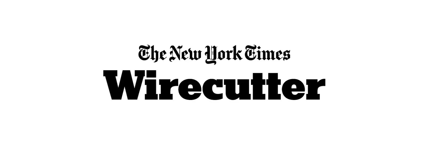 The New York Times Wirecutter logo in bold black text on a white background.