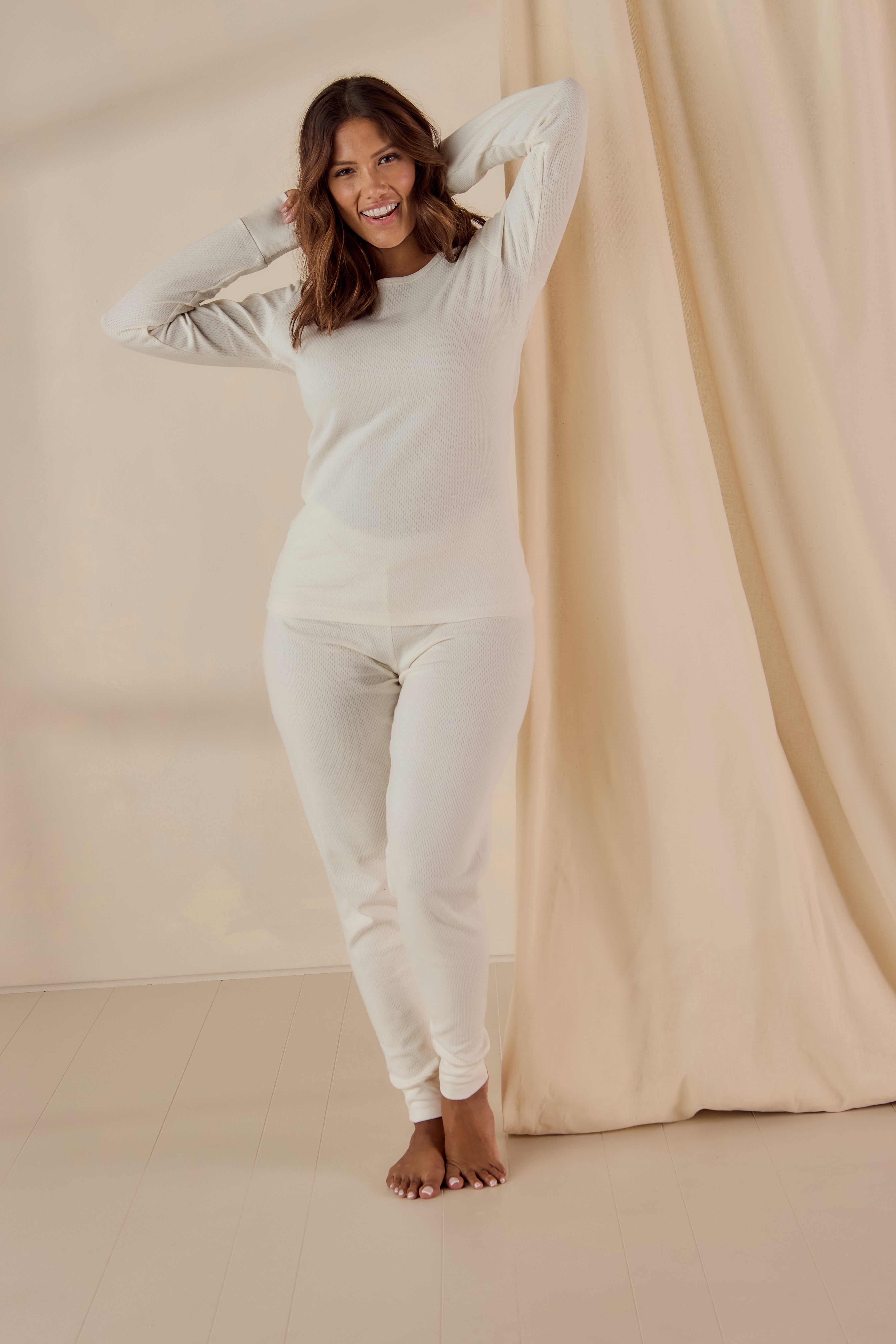 Legging couche de base thermique pour femmes