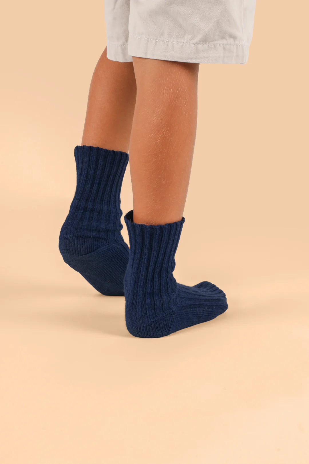 Latex-Free Organic Cotton Knitted Kids’ Socks (3pairs/pack)