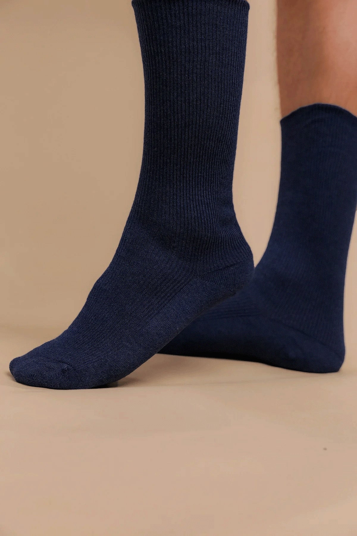 Lightweight Latex-Free 100% Organic Cotton Crew Socks (2pairs/pack)