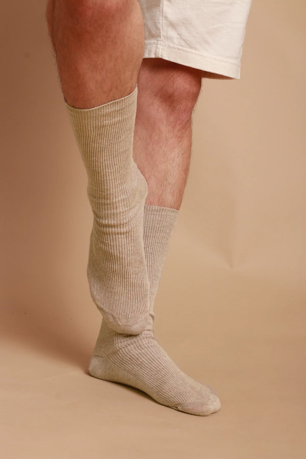 Lightweight Latex-Free 100% Organic Cotton Crew Socks (2pairs/pack)