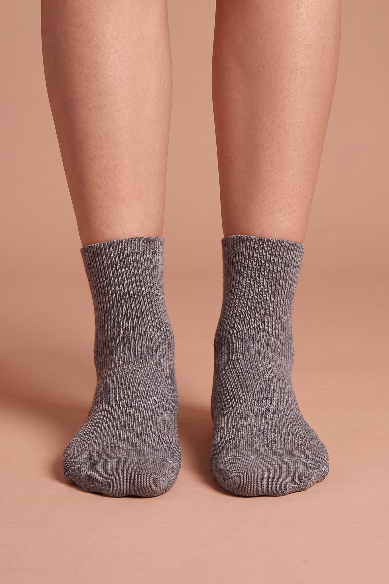 Elastic-Free 100% Organic Cotton Quarter Socks (2 Pairs/Pack)