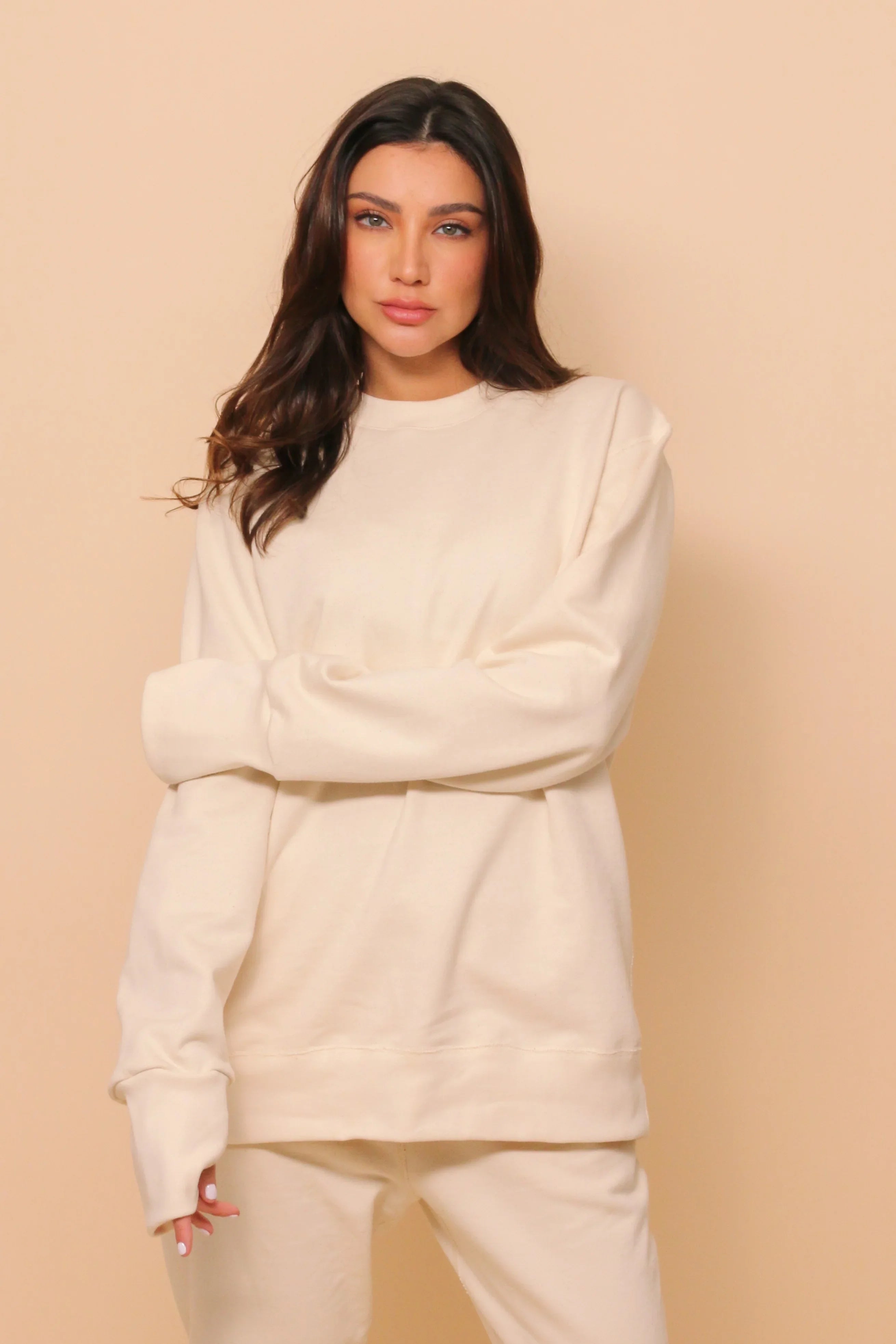 Allergy-Free Organic Cotton Pullover Sweatshirt