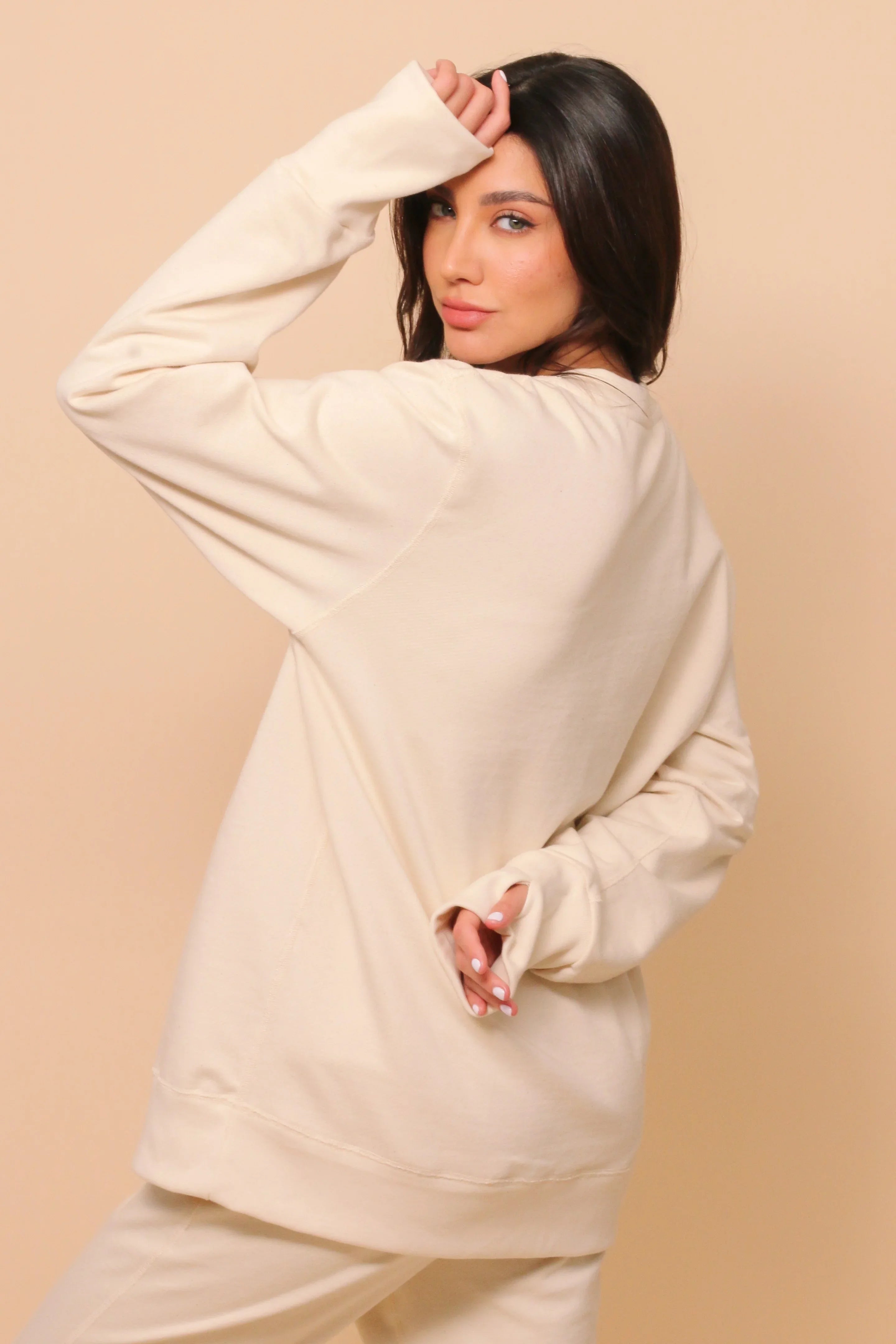 Allergy-Free Organic Cotton Pullover Sweatshirt