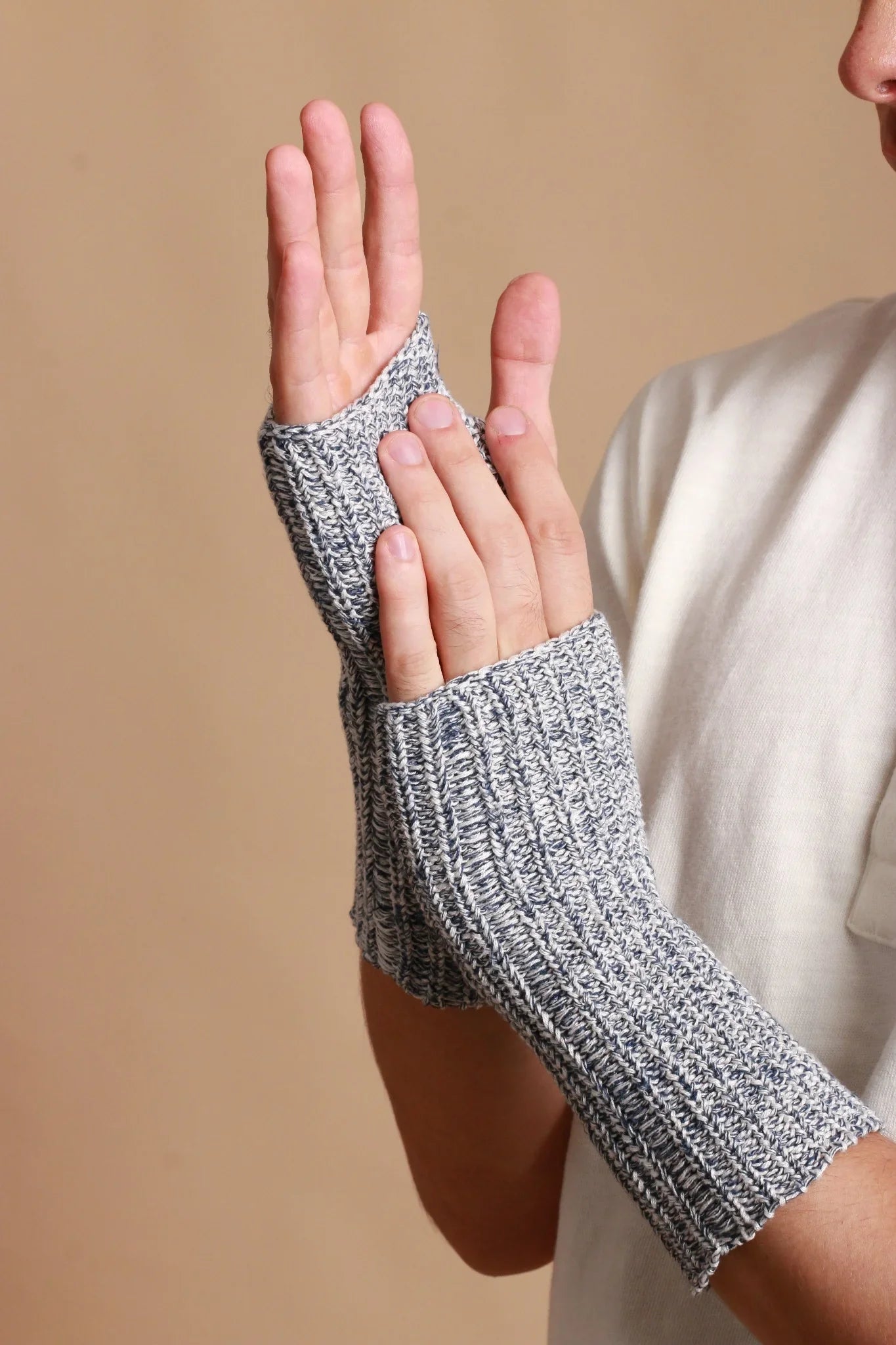 Allergy-Free Knitted Arm Warmers