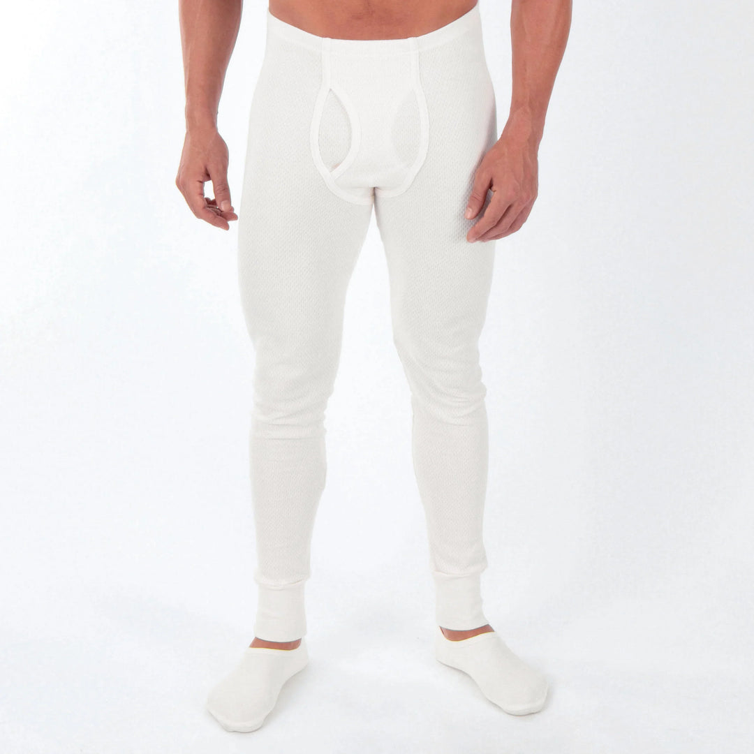 Caleçon long thermique pour homme avec braguette