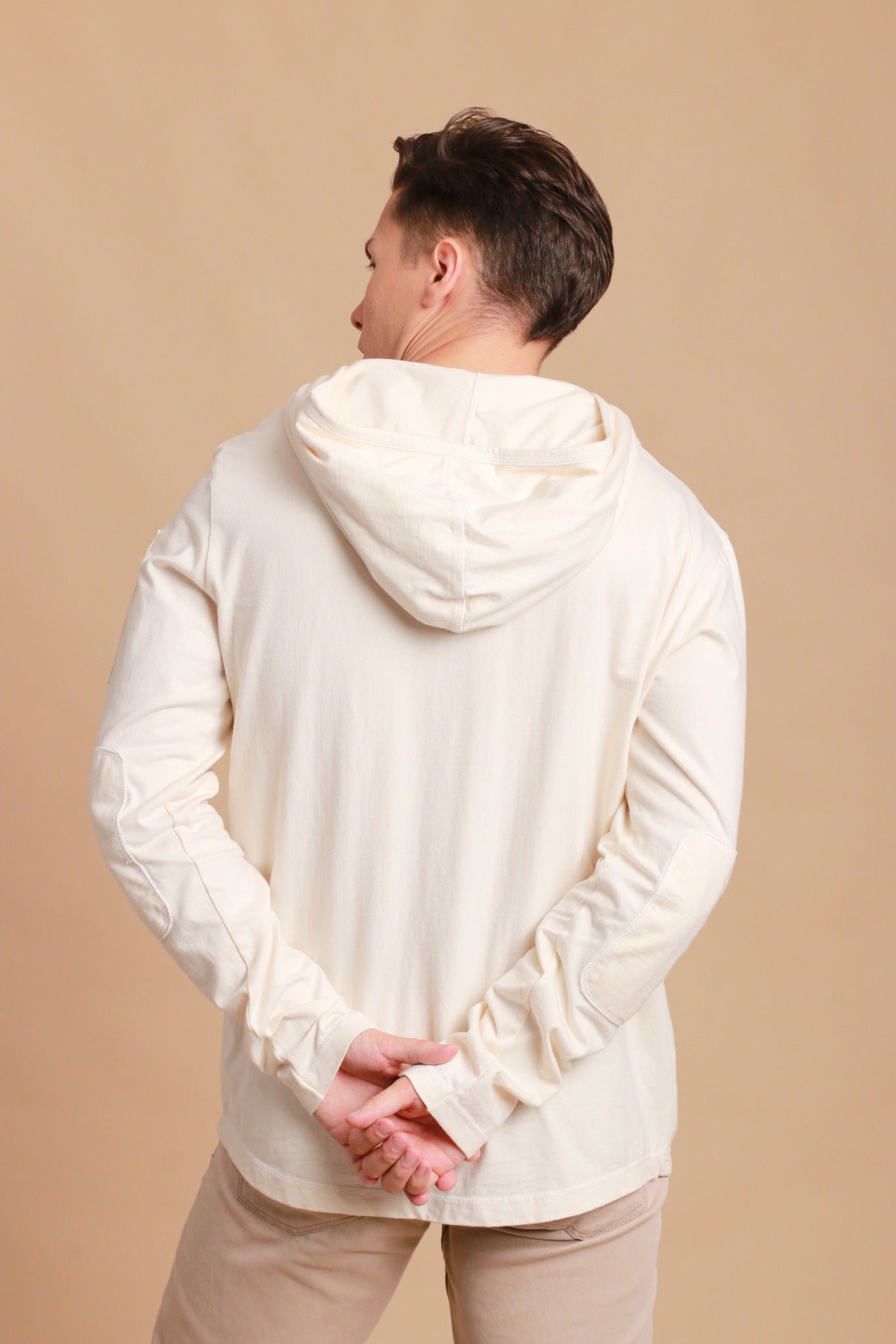 Sweat à capuche en jersey pour homme avec masque de sommeil intégré