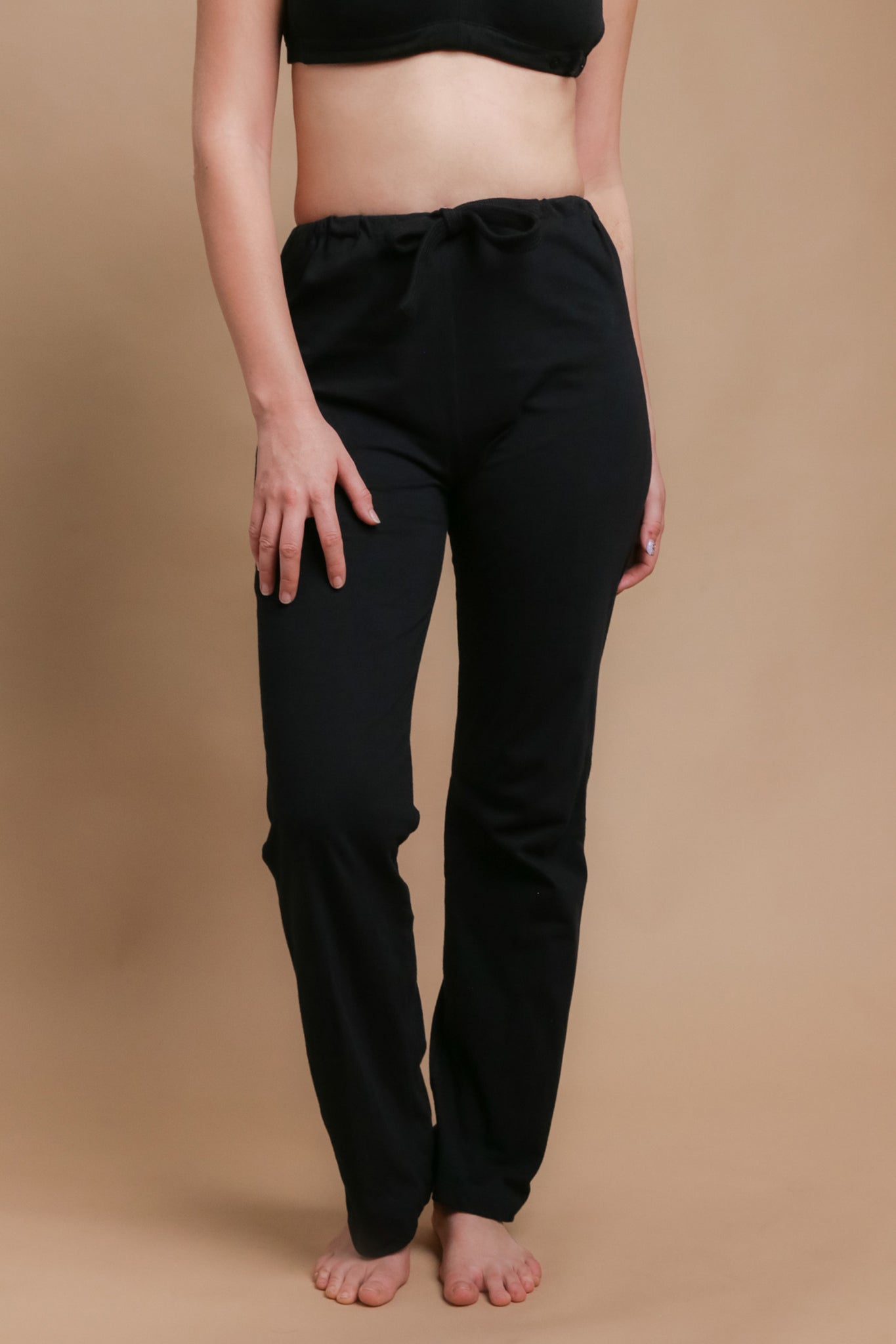 Damen-Loungehose mit Kordelzug 
