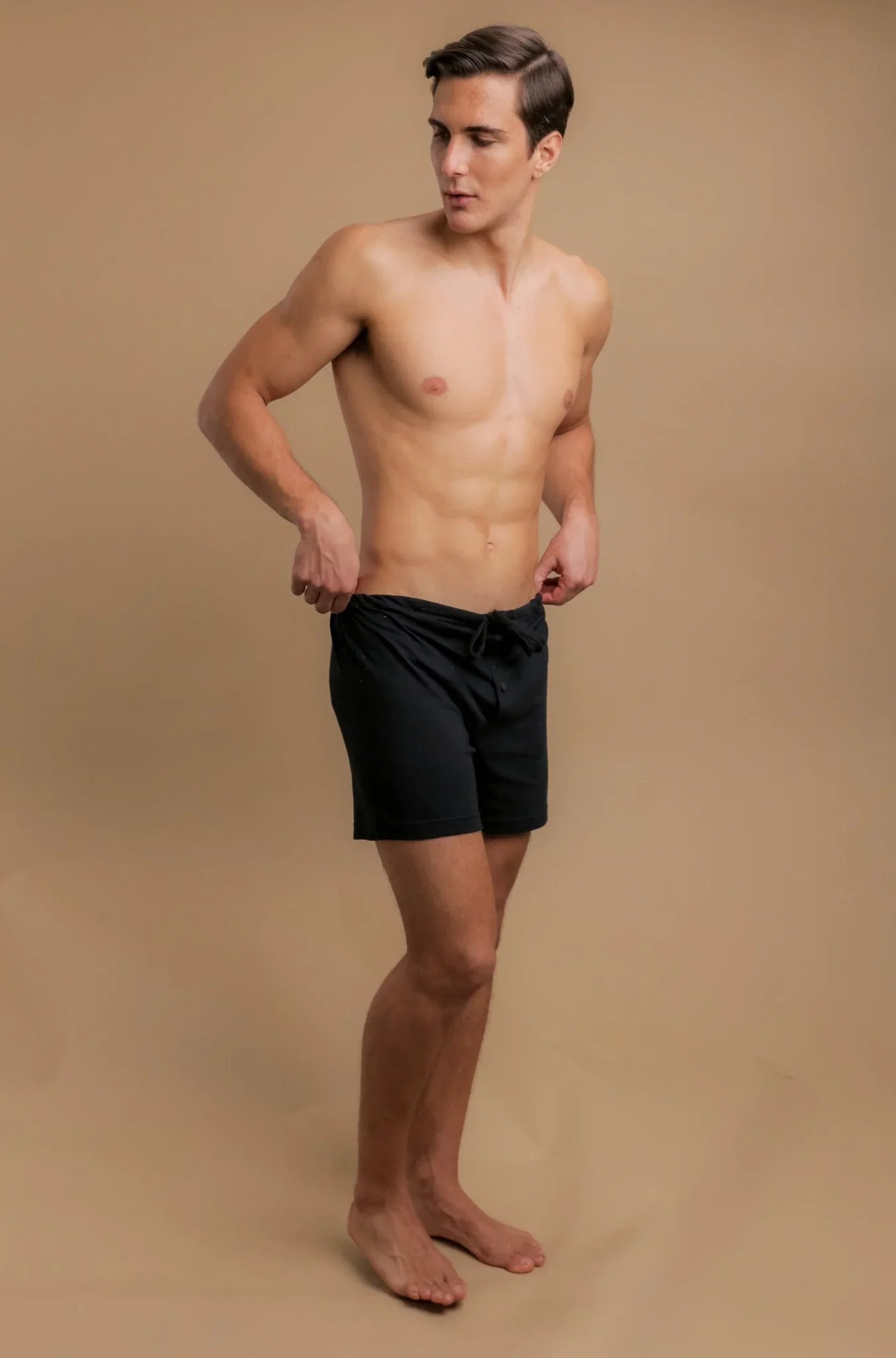 Men's Drawstring Loose Boxer Shorts