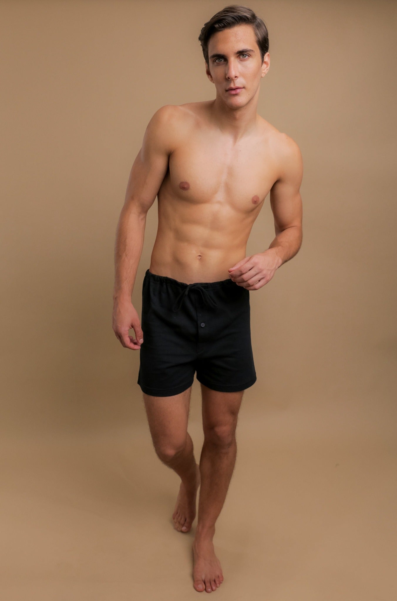 Men's Drawstring Loose Boxer Shorts