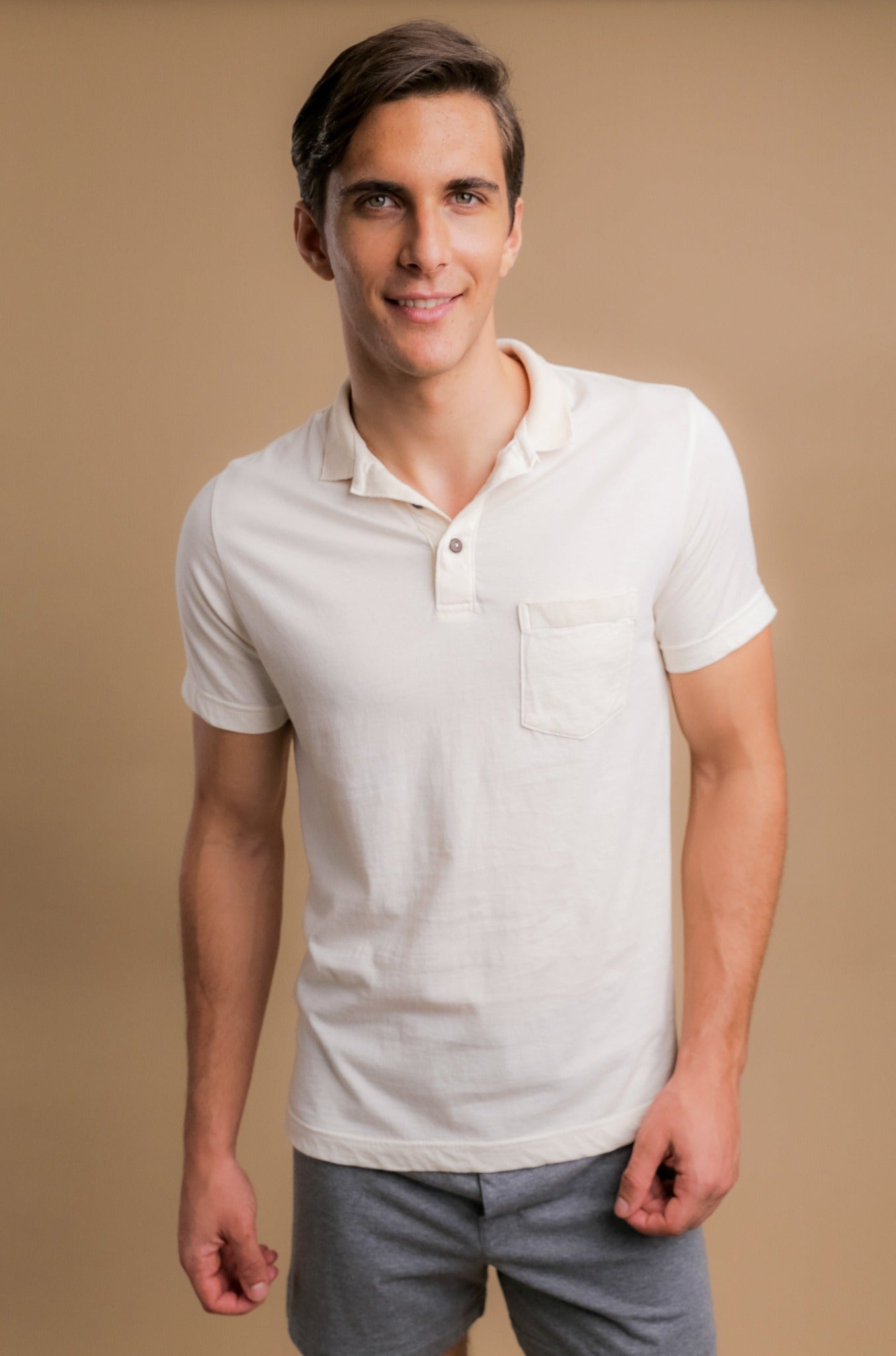 Men's Light Organic Polo Tee