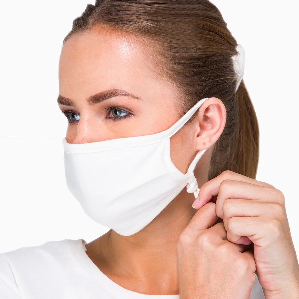 Hypoallergenic Face Mask with Adjustable Earloops ( 2/pack )